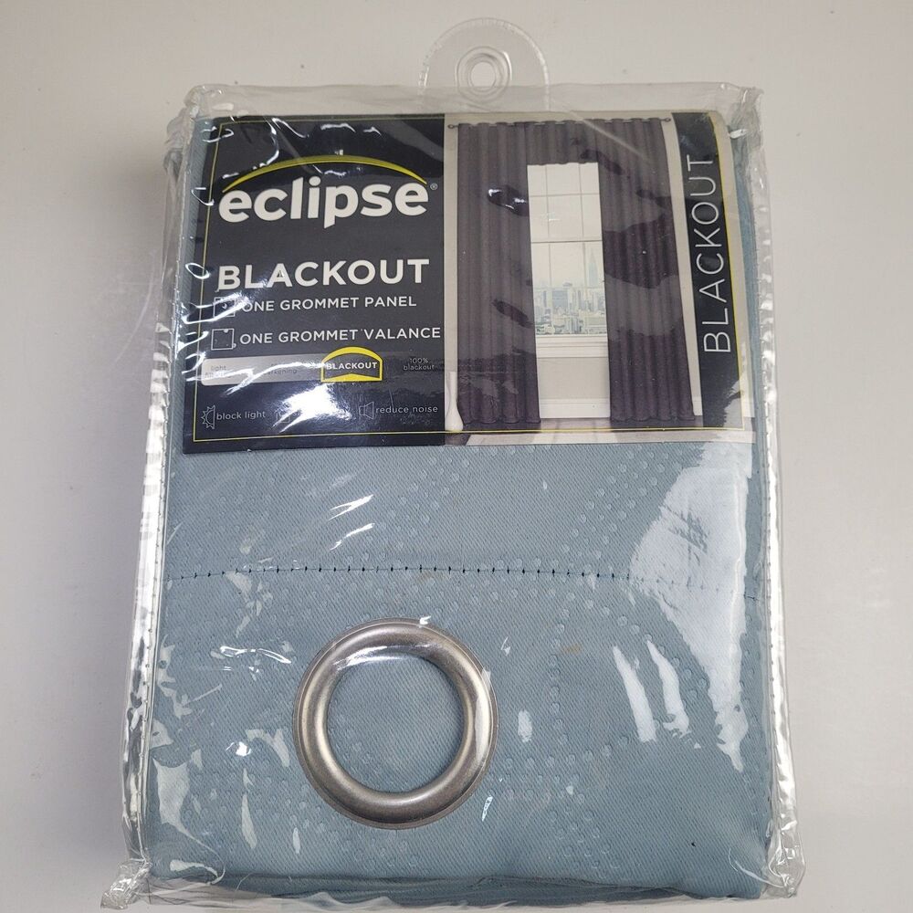 NEW Eclipse Absolute Zero 52 x 108 One Grommet curtain panel 'Spa' #CT180